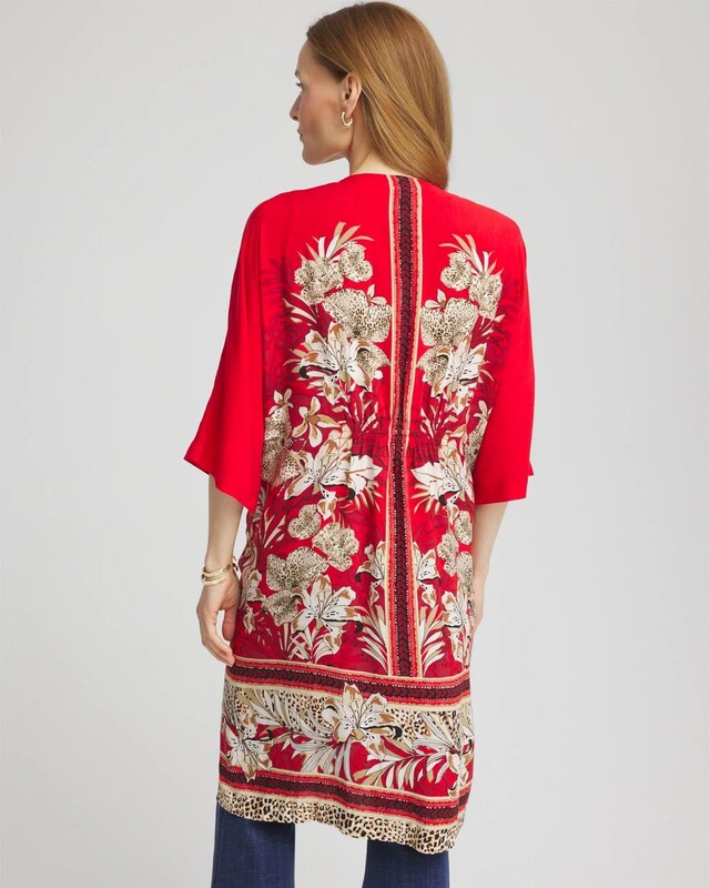 Art Nouveau Long Kimono - image 3